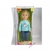 Positively Perfect Charlotte Doll – 18 Inch Blonde Hair, Blue Eyes, Unicorn Top & Jeans Outfit – Realistic Fashion Doll for Kids Ages 3+